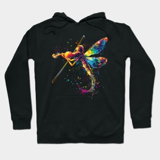 Dragonfly Playing Violin Hoodie